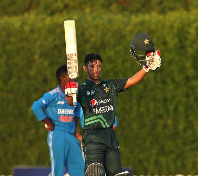 Unbeaten century by Azan Awais helps Pakistan U19 beat India U19 by eight wickets