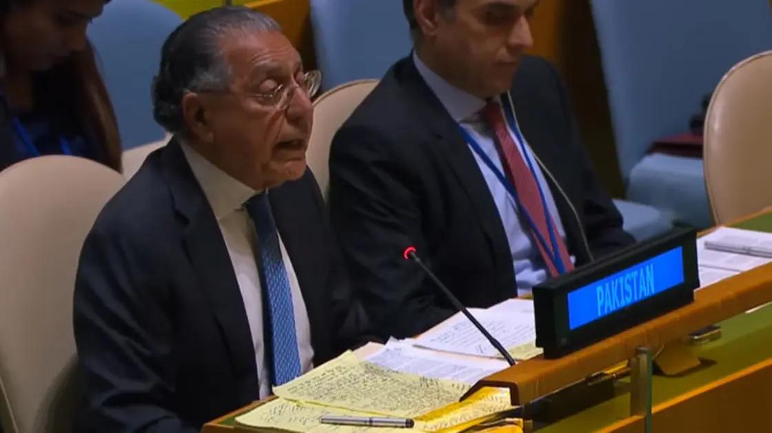 اسرائیل  حماس کو نہیں بلکہ فلسطینی عوام کو مٹانا چاہتا ہے، منیر اکرم