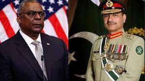 آرمی چیف جنرل عاصم منیرکی امریکی وزیر وفاع لائیڈ آسٹن سے ملاقات