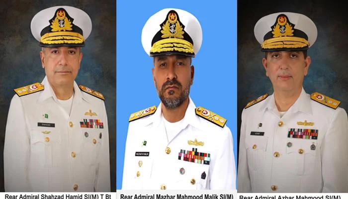 Three commodores of Pak Navy promoted to rear admiral