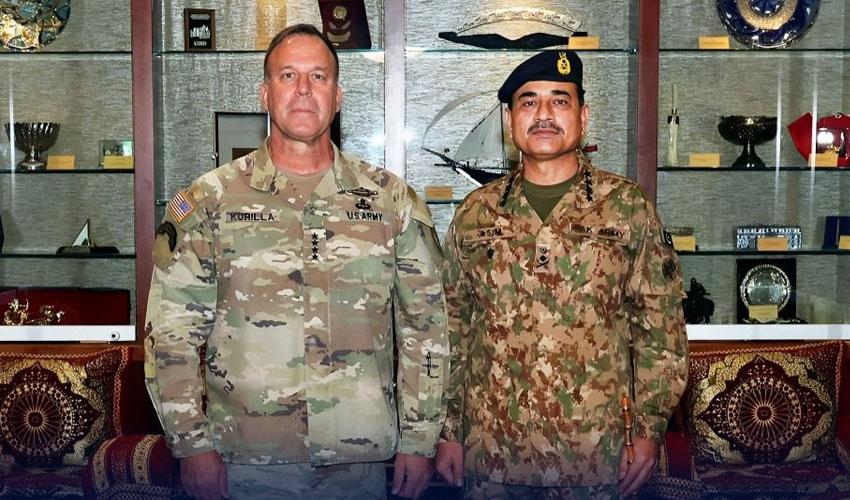 Army Chief meets Commander US CENTCOM Michael Eric