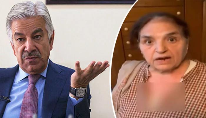 Khawaja Asif again attacked my house: Mother Usman Dar