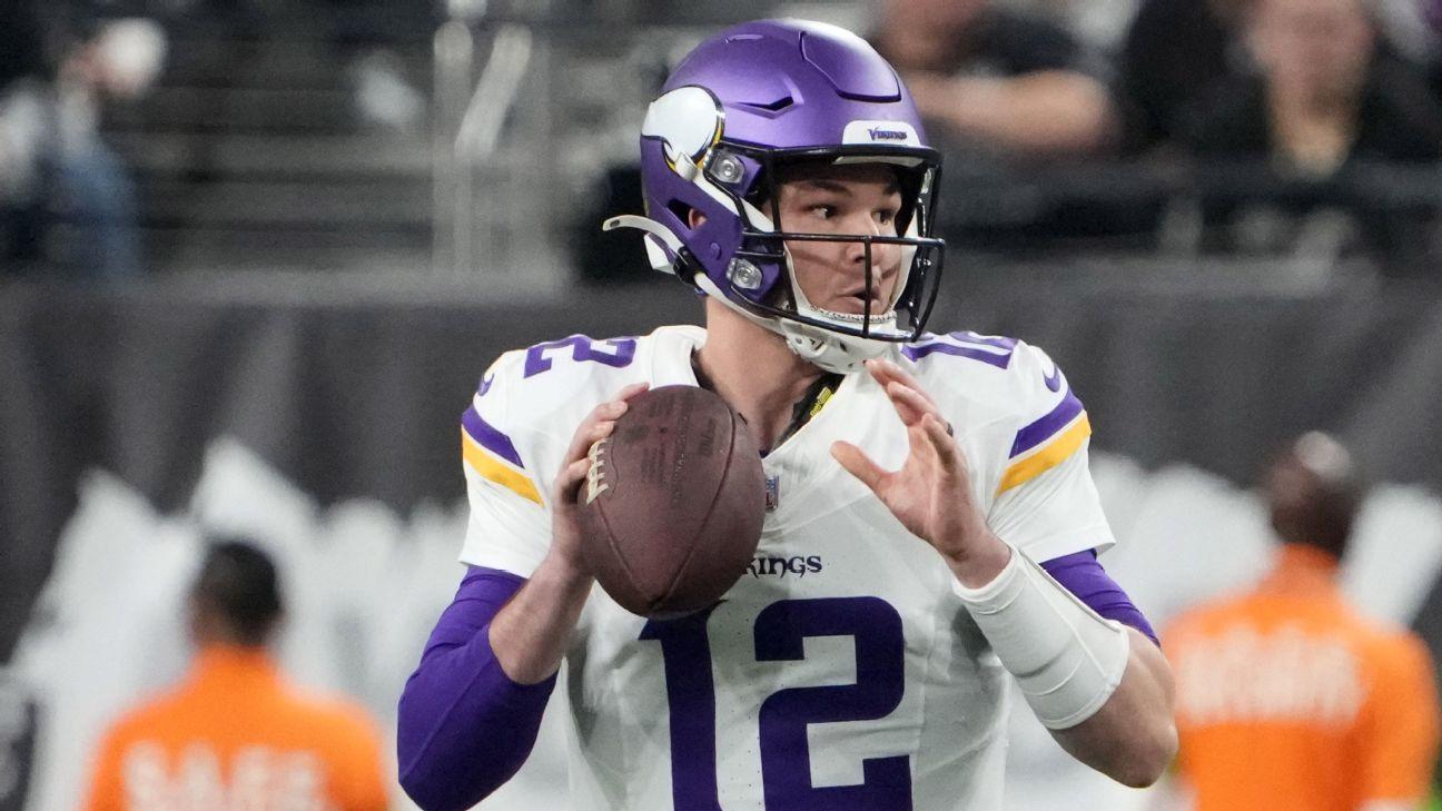 Sources: QB Mullens to start for Vikes vs. Lions