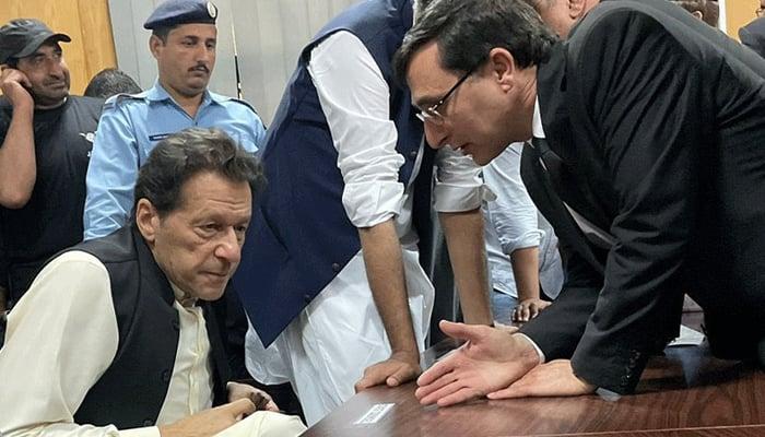 Imran Khan’s nomination papers submitted from Lahore