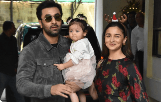 Ranbir Kapoor and Alia Bhatt introduce daughter Rahafor first time to public