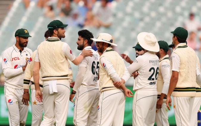 Pakistan strike thrice on rain-impacted opening day of MCG Test