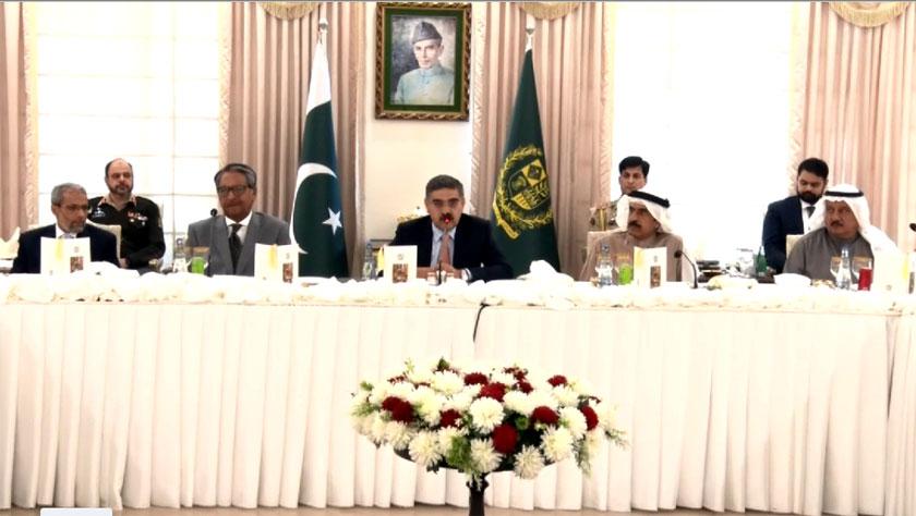 Caretaker PM urges Muslim Ummah to get united to overcome challenges