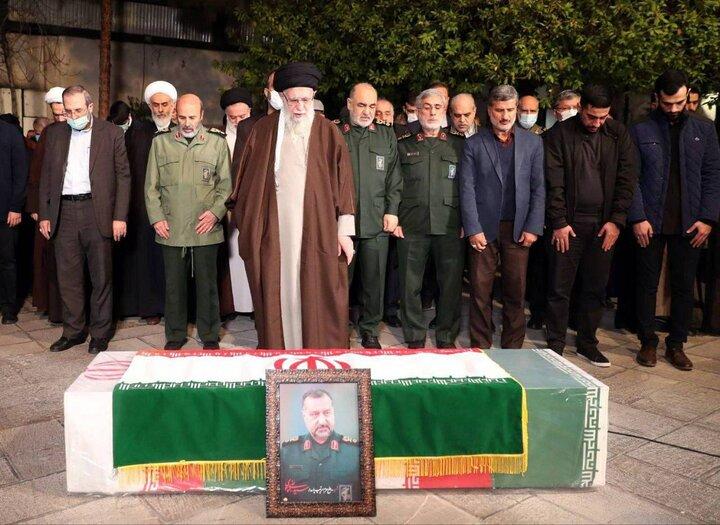 اسرائیلی حملے میں شہید ہونے والے میجر جنرل رضا موسوی کی نماز جنازہ ادا کر دی گئی