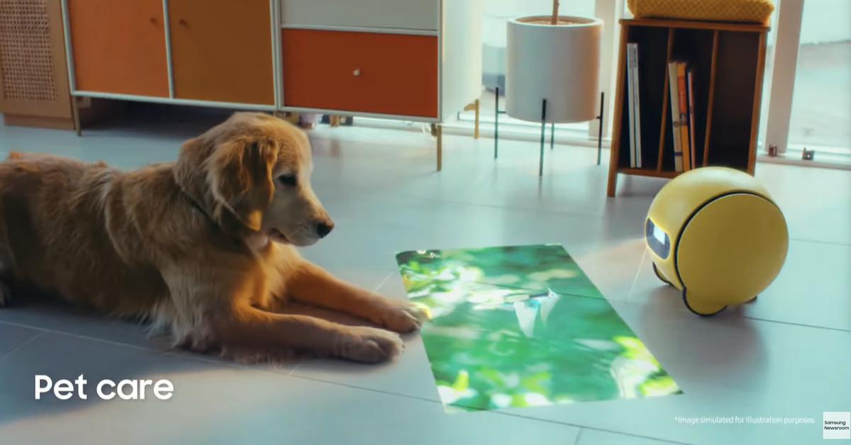 Samsung’s Ballie robot is now a projector that follows you around