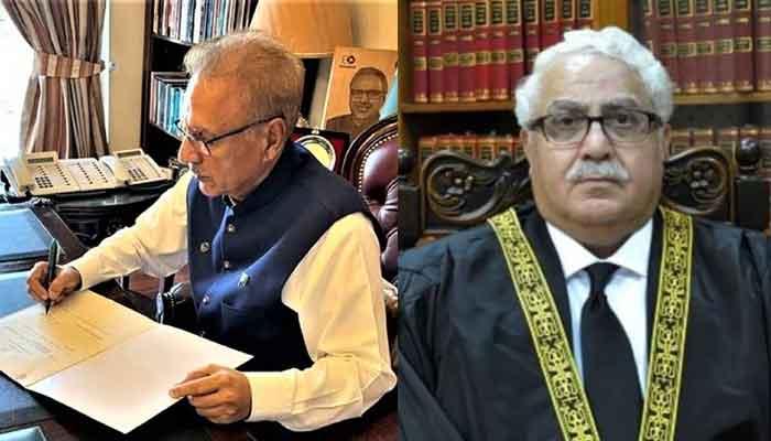 President Alvi accedes Justice Mazahar Ali’s resignation