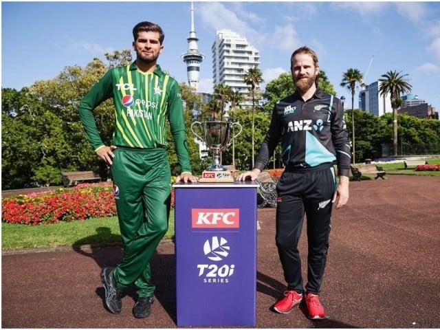 پاک نیوزی لینڈ ٹی 20 سیریز ، ٹرافی کی رونمائی