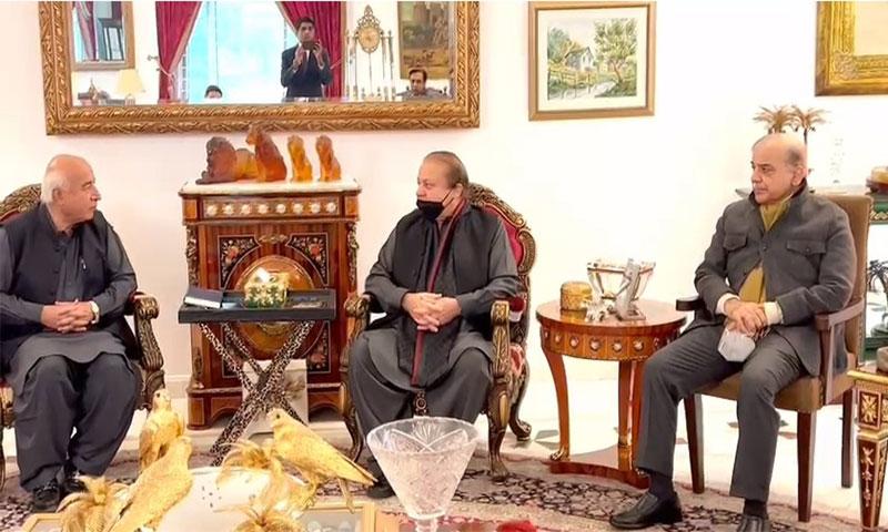 نواز شریف سے نیشنل پارٹی کے  صدر عبدالمالک بلوچ کی  ملاقات