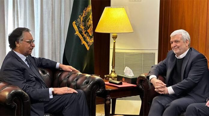 نگران وزیر خارجہ  کی نمائندہ خصوصی برائے امور افغانستان حسن کاظمی سے ملاقات