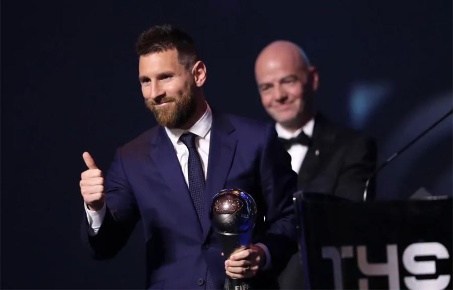 میسی نے تیسری بار فیفا پلیئر آف دی ایئر کا ایوارڈ جیتا