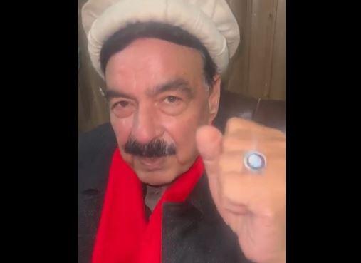 مجھے جیل جانے کا حکم ہوا ہے، شیخ رشید کا تھانہ نیو ٹاؤن سے ویڈیو پیغام