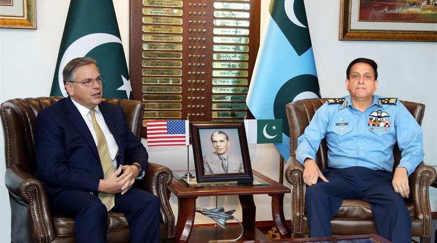 US envoy, Air Chief discuss Pak-US air force collaboration