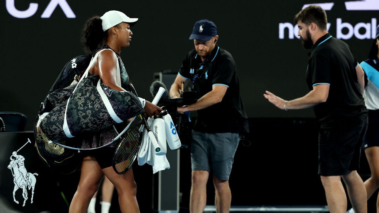 Osaka bounced in first round of Australian Open