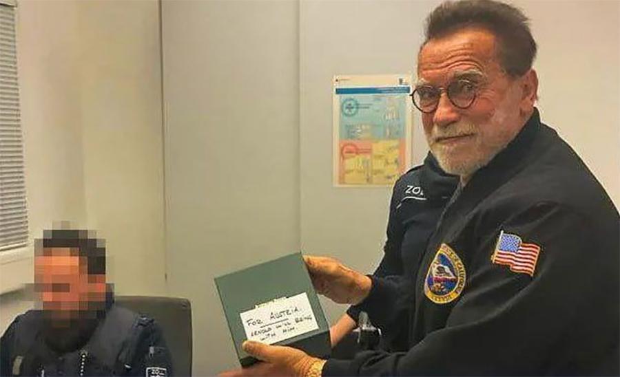 ٹیکس چوری کا الزام، آرنلڈ شیوارزنیگر گرفتار