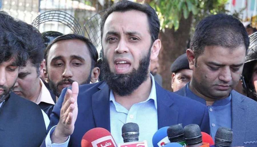 لیگی رہنما عطا تارڑ کا  لاہور  میں ورکزز کنونشن سے خطاب