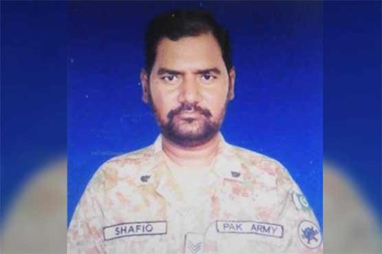 یو این  مشن کے دوران پاک فوج کے حوالدارمحمد شفیق شہید