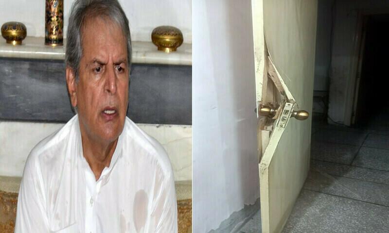 Police raid Javed Hashmi’s house