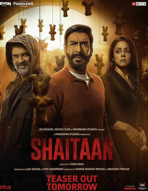 اجے دیوگن کی نئی ہارر فلم ’شیطان‘ کا ٹیزر جاری