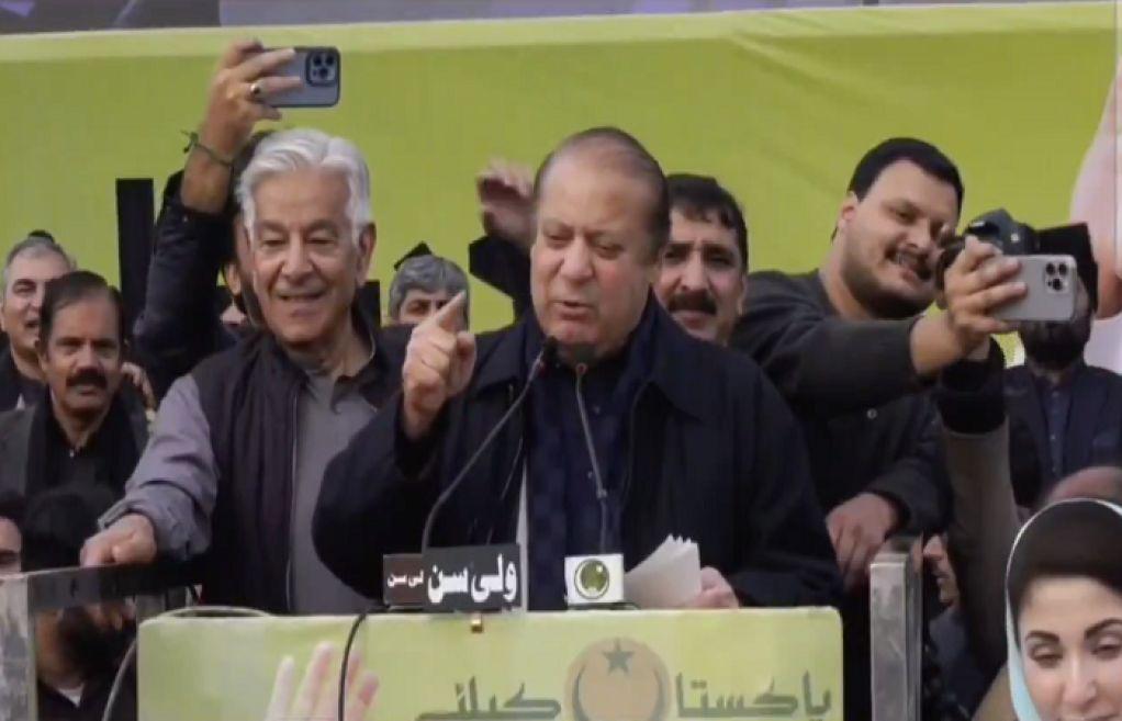 اقتدار میں آئے تو لاہور سے  سیالکوٹ کیلئے ٹرین چلائیں گے ،نواز شریف