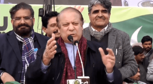 Nawaz Sharif accuses PTI of attacking Pakistan