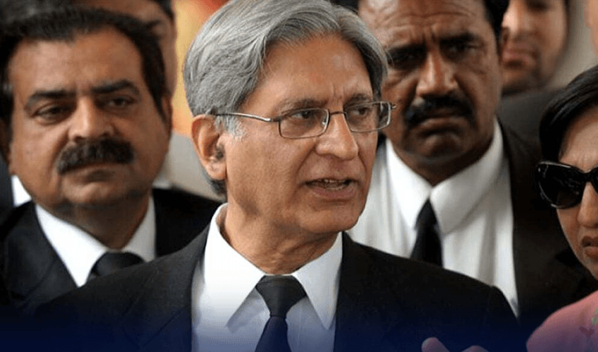 Conviction of Imran should be suspended by High Court: Aitzaz 