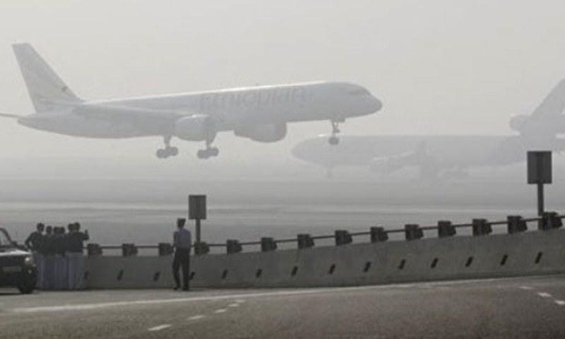 11 flights cancelled due to bad weather in Pakistan