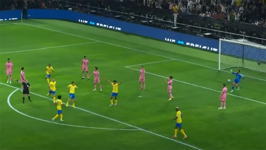 النصر نےانٹرمیامی کو شکست دیکر میچ 0-6 سے جیت لیا