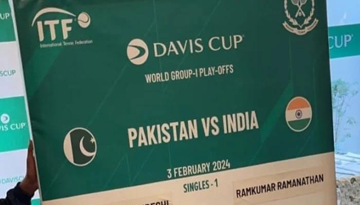 Davis Cup tie between India Pakistan to begin today