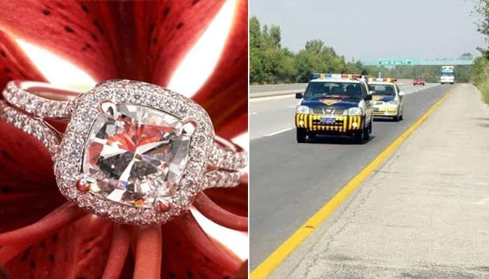 Motorway Police returns missing ring to American woman