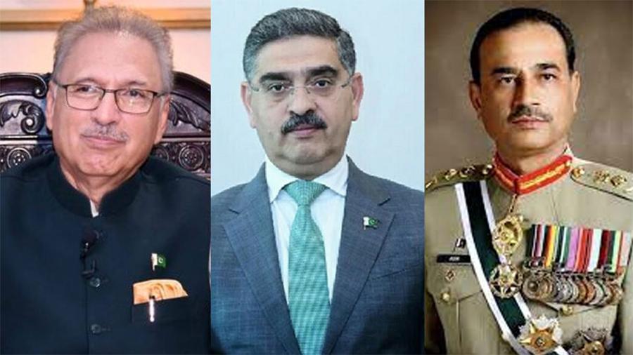 صدر،وزیراعظم، مسلح افواج کے سربراہوں کاکشمیریوں کیلئے پاکستان کی غیر متزلزل حمایت کا اعادہ
