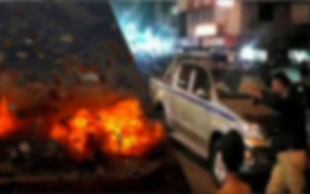 پیپلزپارٹی کے انتخابی کیمپ پر دستی بم سے حملہ