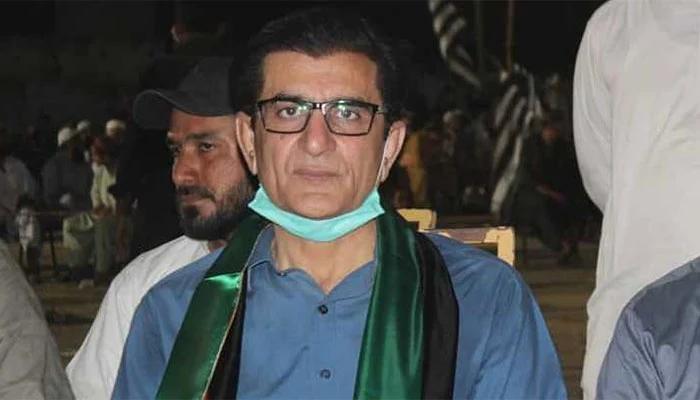 PPP leader Qadir Mandokhail casts vote NA-242 