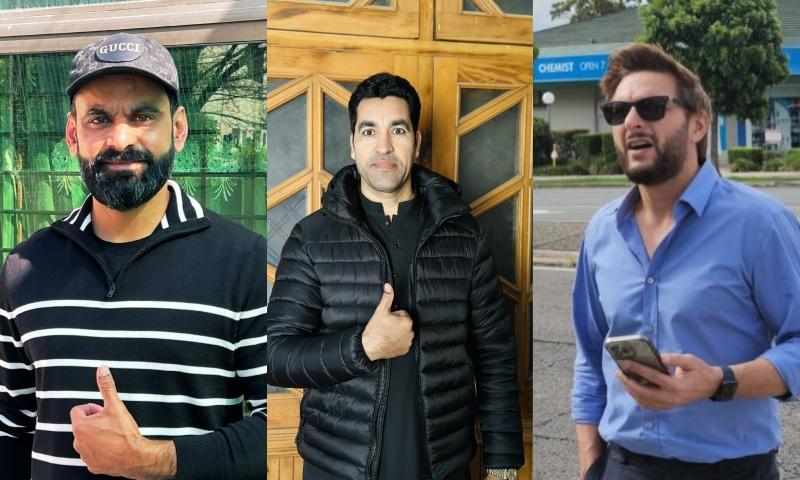 پاکستان کے سابق کرکٹرز کا بھی عام انتخابات میں حق رائے دہی کا استعمال