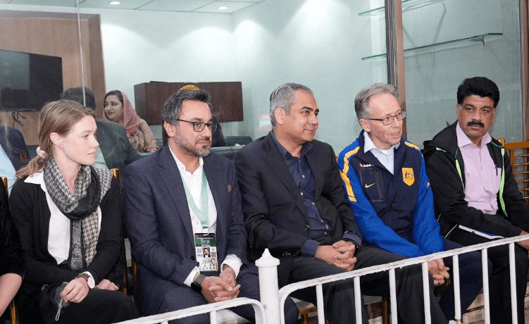 PSL 9: Punjab CM, Australian High Commissioner watch LQ Vs QG match