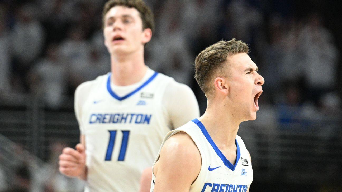 Creighton upsets UConn for first win vs. AP No. 1