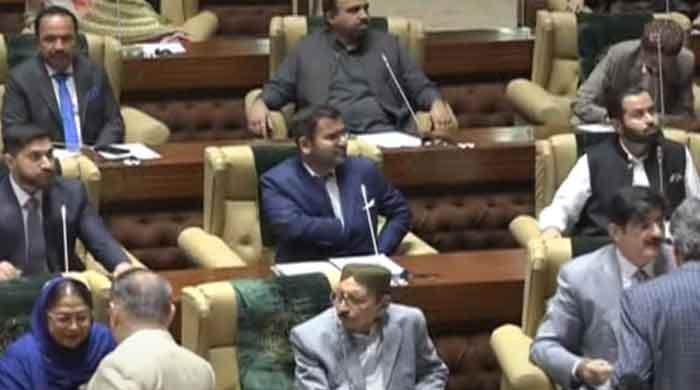 Newly elected members of Sindh Assembly takes oath