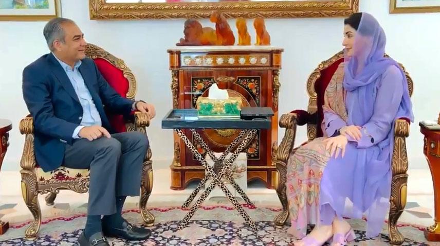 Mohsin Naqvi briefs Maryam Nawaz about development projects in Punjab