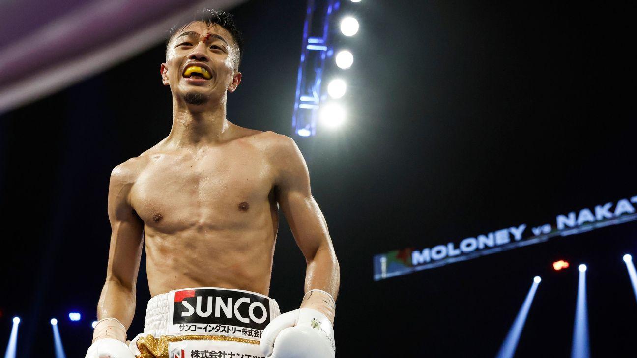 Nakatani wins WBC bantamweight title by TKO