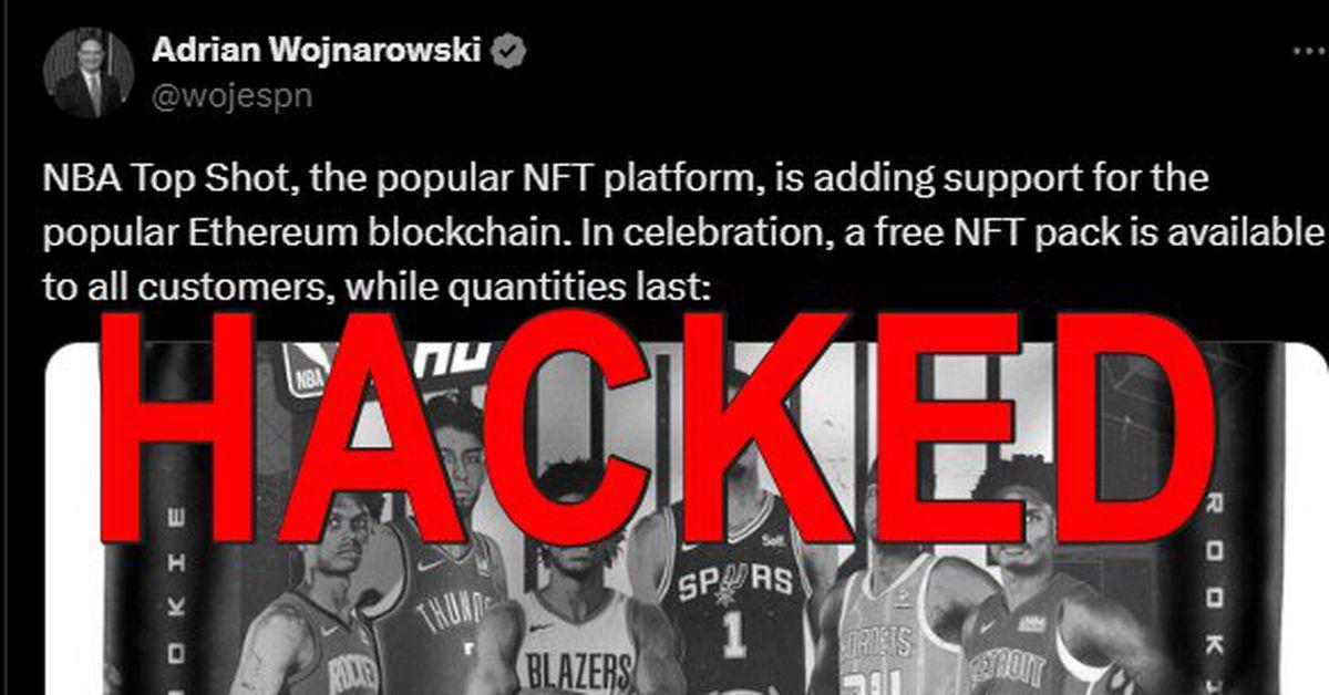 The latest ‘Woj bomb’ was just a scam NFT tweet from a hacked account