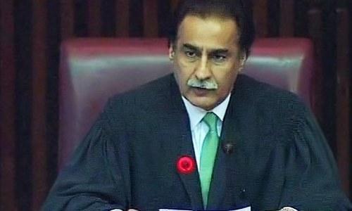 Ayaz Sadiq elected as speaker national assembly