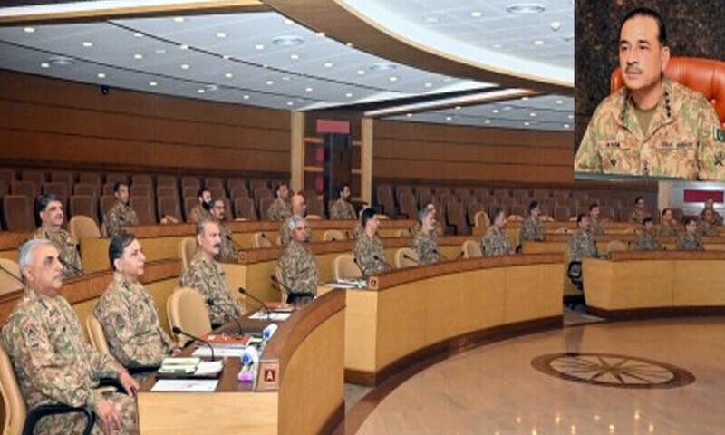 کچھ مخصوص سیاسی عناصر غیر مصدقہ الزامات کے ساتھ فوج کو بدنام کر رہے ہیں جو قابل مذمت ہے، کور کمانڈر کانفرنس