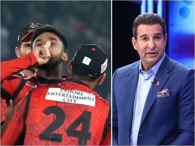 Wasim Akram criticizes Abdullah Shafique’s  catch in PSL 9 