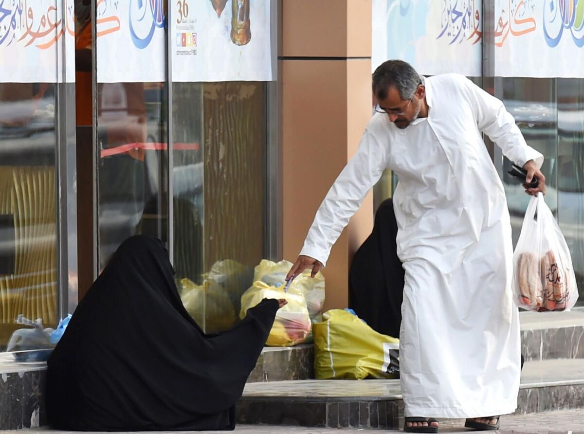 Anti-begging campaign in Dubai