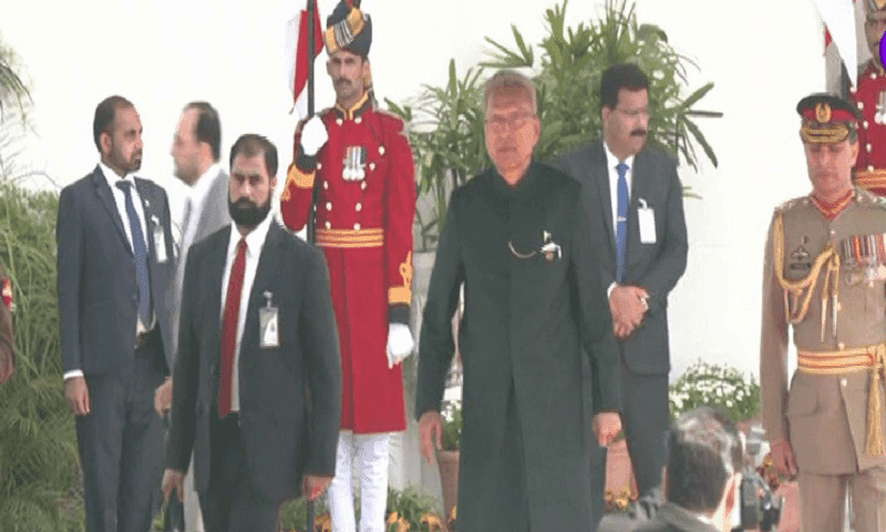 Farewell Guard of Honor to outgoing President Arif Alvi