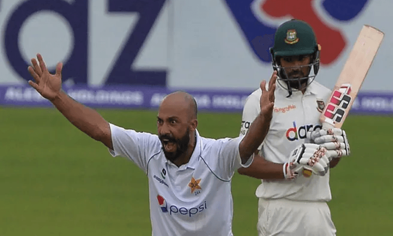 ڈھاکہ ٹیسٹ : بنگلہ دیش نے دوسری اننگز میں 4وکٹوں کے نقصان پر 25 رنز بنا لیے