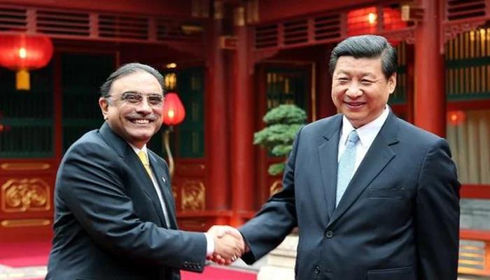 چینی صدر کی آصف علی  زرداری کو صدر  پا کستان منتخب ہونے پر مبارکبا د